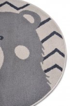 Dětský koberec Adventures 105964 Cream Grey kruh