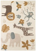 Dětský koberec Adventures 106213 Cream Multicolor