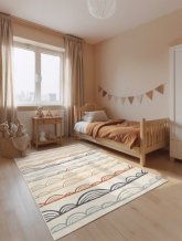 Dětský koberec Adventures 106431 Cream Multicolor