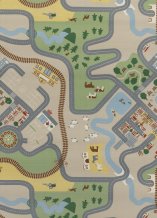 Dětský koberec Roadtrip