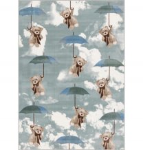 Dětský koberec Teddies mint