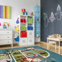 Dětský koberec Tom azure