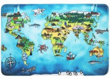 Dětský koberec Ultrasoft World map