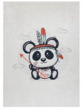 Dětský kusový koberec Bambino 1129 Panda cream