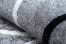 Dětský kusový koberec Junior 52106.801 Alphabet grey