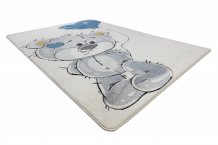 Dětský kusový koberec Petit E1593 Teddy bear cream