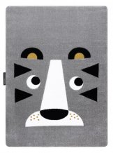 Dětský kusový koberec Petit Lion grey