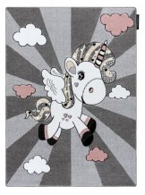 Dětský kusový koberec Petit Unicorn grey