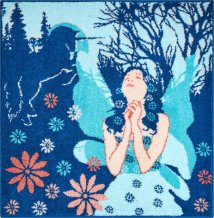 FAIRY - Kúpeľňová predložka, tyrkysový