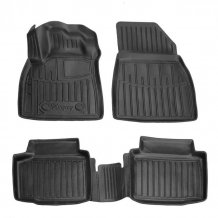 Gumové autokoberce Dacia Duster 2024- (motorizace Eco-G a Hybrid 140/155) STI