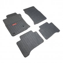 Gumové autokoberce Toyota Landcruiser J120 2002-2009 (šedé, šedá lemovka) Auto Hotárek