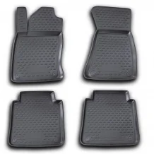 Gumové koberčeky Audi A8 2002-2009 (long) - Novline 28 mm okraj