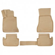 Gumové koberčeky BMW 5 2010-2017 (F11, combi) - Novline 28 mm okraj