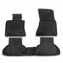 Gumové koberčeky BMW X6 2014-2019 (F16) - Novline 28 mm okraj