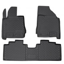 Gumové koberčeky Cadillac SRX 2004-2009 - Novline 28 mm okraj