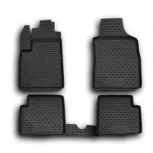 Gumové koberčeky Fiat 500 2007-2024 - Novline 28 mm okraj