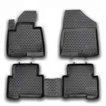 Gumové koberčeky Hyundai Santa Fe 2012-2018 - Novline 28 mm okraj