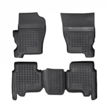 Gumové koberčeky Land Rover Discovery 2004-2009 (výbava HSE) - Novline 28 mm okraj