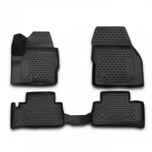 Gumové koberčeky Land Rover Freelander 2013-2015 (po facelift) - Novline 28 mm okraj