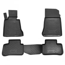 Gumové koberčeky Mercedes GLK-Class  2008-2015 (X204) - Novline 28 mm okraj