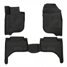 Gumové koberčeky Mitsubishi L200 2015-2023 - Novline 28 mm okraj