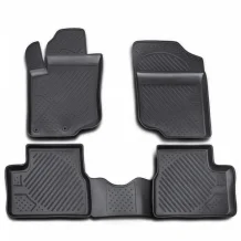 Gumové koberčeky Peugeot 207 2006-2012 - Novline 28 mm okraj