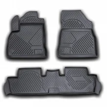 Gumové koberčeky Peugeot 3008 2009-2016 - Novline 28 mm okraj