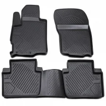 Gumové koberčeky Peugeot 4007 2007-2012 - Novline 28 mm okraj