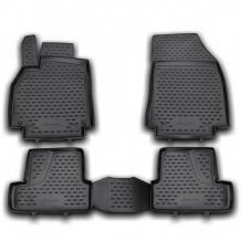 Gumové koberčeky Renault Megane 2009-2016 (hatchback) - Novline 28 mm okraj