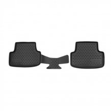 Gumové koberčeky Seat Leon 2012-2020 (zadní) - Novline 28 mm okraj
