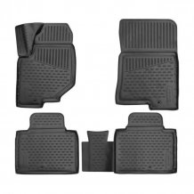 Gumové koberčeky Ssangyong Rexton 2018- (5 míst) - Novline 28 mm okraj