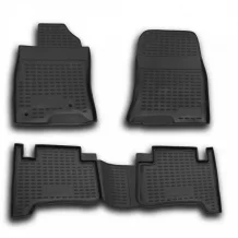 Gumové koberčeky Toyota Land Cruiser Prado 120 2003-2009 - Novline 28 mm okraj