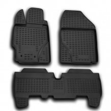 Gumové koberčeky Toyota Yaris 2005-2010 - Novline 28 mm okraj