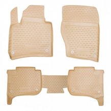Gumové koberčeky Volkswagen Touareg 2010-2018 - Novline 28 mm okraj