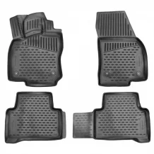 Gumové koberčeky Volkswagen Touran 2015-2026 (5 míst) - Novline 28 mm okraj