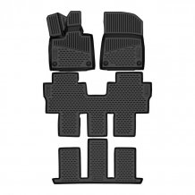 Gumové koberčeky Voyah Dream 2023- (7 míst, hybrid) - Novline 28 mm okraj