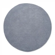 Jednobarevný kruhový koberec Wedgwood Folia 2.0 round cool grey 38904 - kruh 200 - Brink & Campman