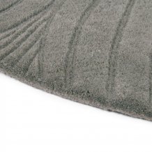 Jednobarevný kruhový koberec Wedgwood Folia round grey 38305 - kruh 200 - Brink & Campman