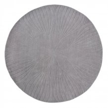 Jednobarevný kruhový koberec Wedgwood Folia round grey 38305 - kruh 200 - Brink & Campman