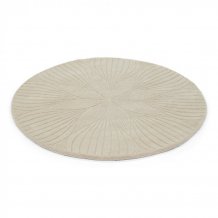 Jednobarevný kruhový koberec Wedgwood Folia round stone 38301 - kruh 200 - Brink & Campman
