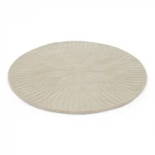 Jednobarevný kruhový koberec Wedgwood Folia round stone 38301 - kruh 200 - Brink & Campman