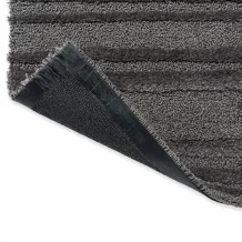 Jednobarevný kusový koberec B&C Twinset Terrain graphite 121735 Brink & Campman