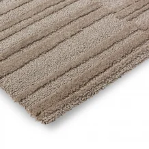 Jednobarevný kusový koberec B&C Twinset Terrain taupe 121701 Brink & Campman