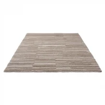 Jednobarevný kusový koberec B&C Twinset Terrain taupe 121701 Brink & Campman