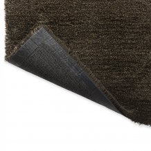 Jednobarevný vlněný koberec B&C Shade Low beige dark chocolate 010101 Brink & Campman