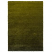 Jednobarevný vlněný koberec B&C Shade Low olive deep forest 010107 Brink & Campman