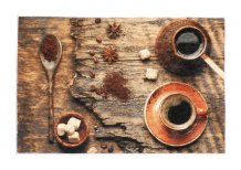 Koberec - běhoun 3D tisk káva