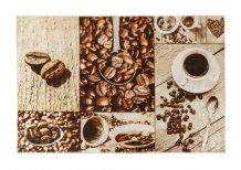 Koberec - běhoun 3D tisk kávová zrna