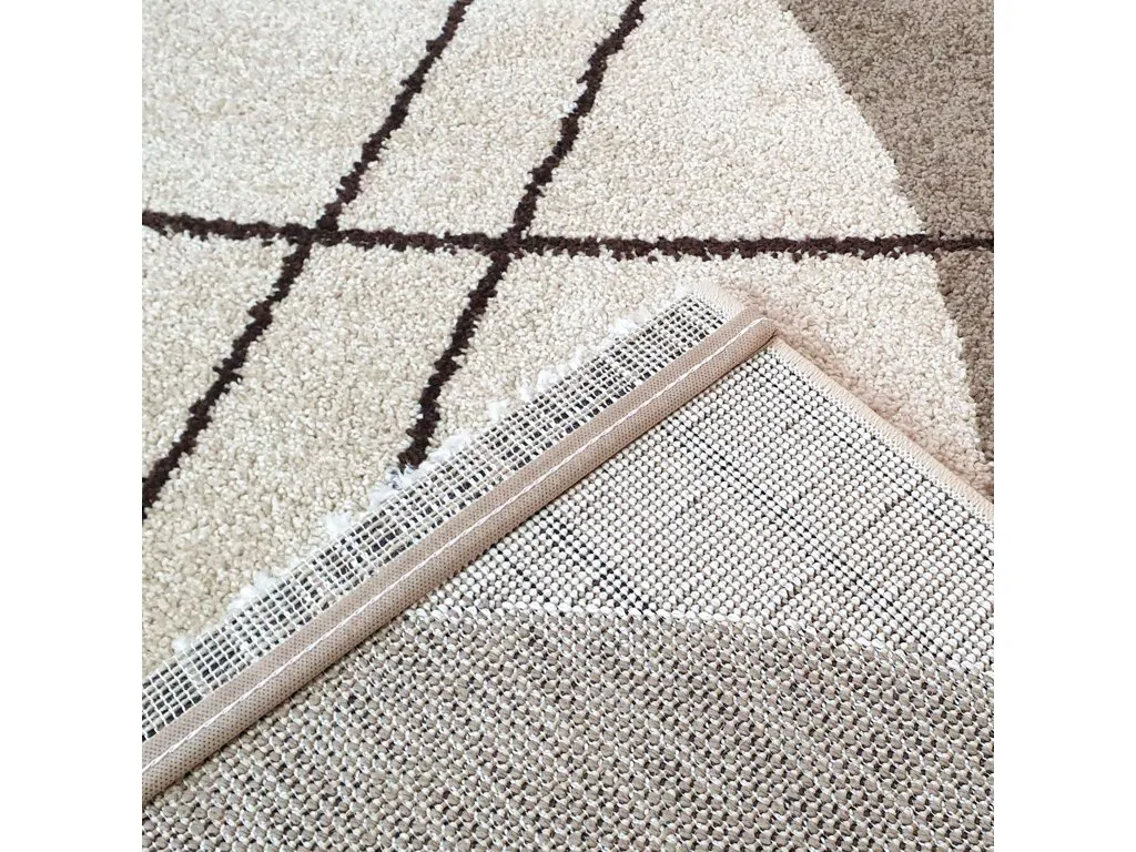 Kusový koberec Achat / 550-43 Dk. Beige - beige