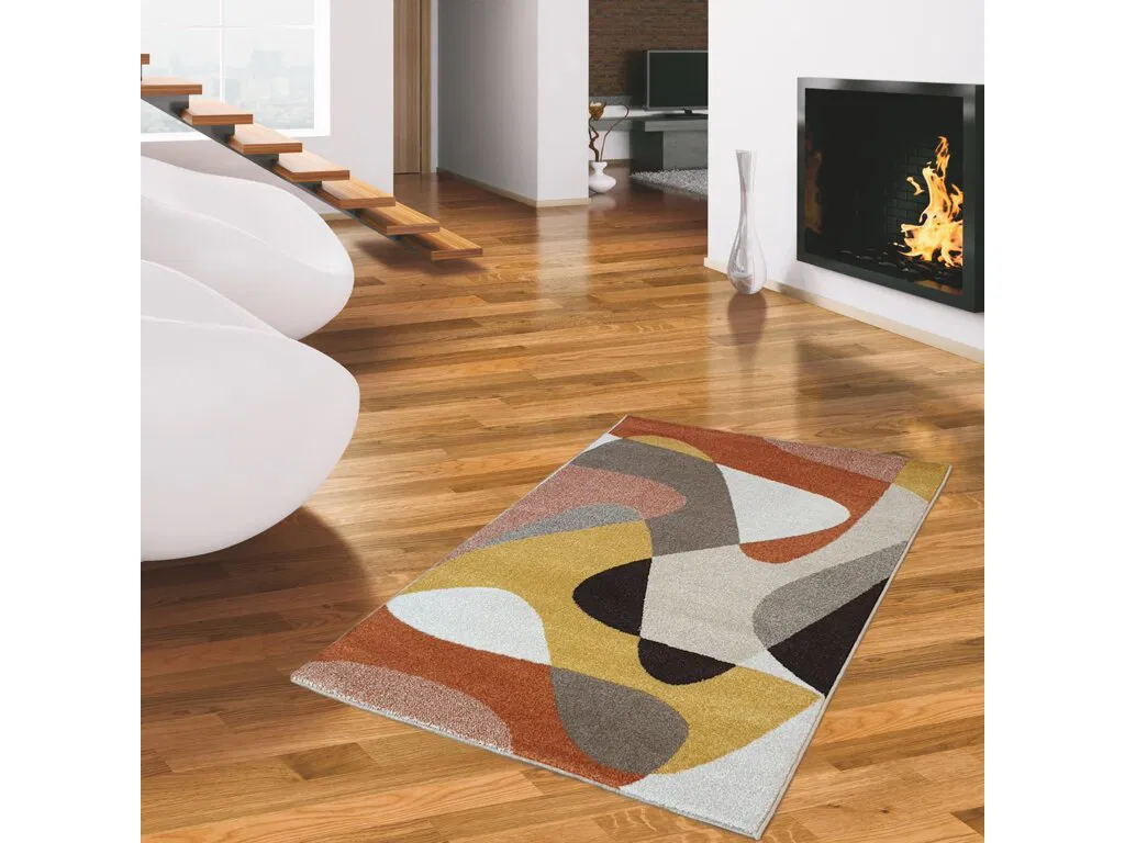 Kusový koberec Achat / 618-72 Rust - cream